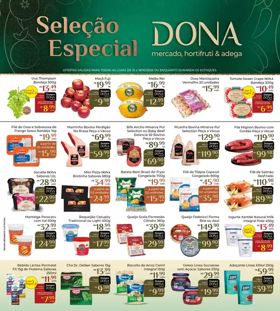 Catálogo Dona de Casa Supermercados | Ofertas | 2026-10-15T00:00:00.000Z - 2026-10-18T00:00:00.000Z