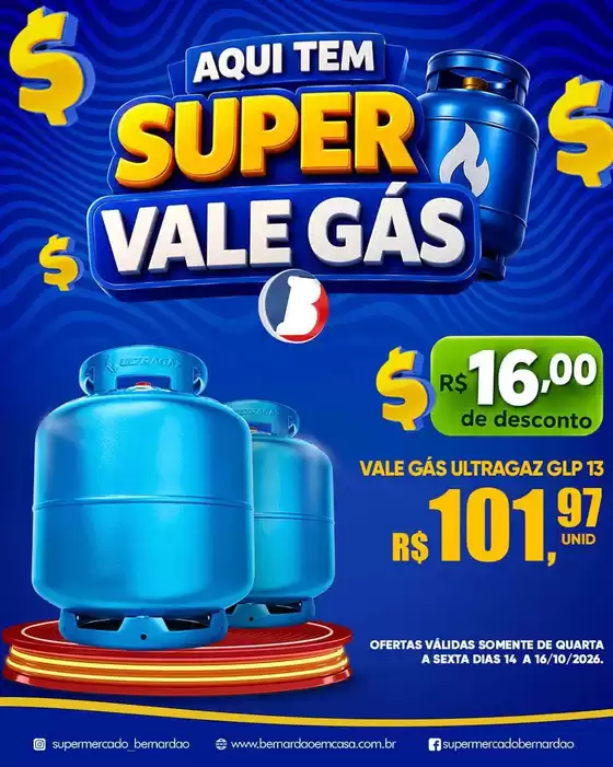 Catálogo Supermercado Bernardão | Melhores ofertas para todos os caçadores de pechinchas | 2026-10-14T00:00:00.000Z - 2026-10-16T00:00:00.000Z