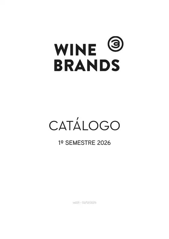 Catálogo Wine Brands | Ofertas exclusivas | 2026-10-15T00:00:00.000Z - 2026-12-31T00:00:00.000Z