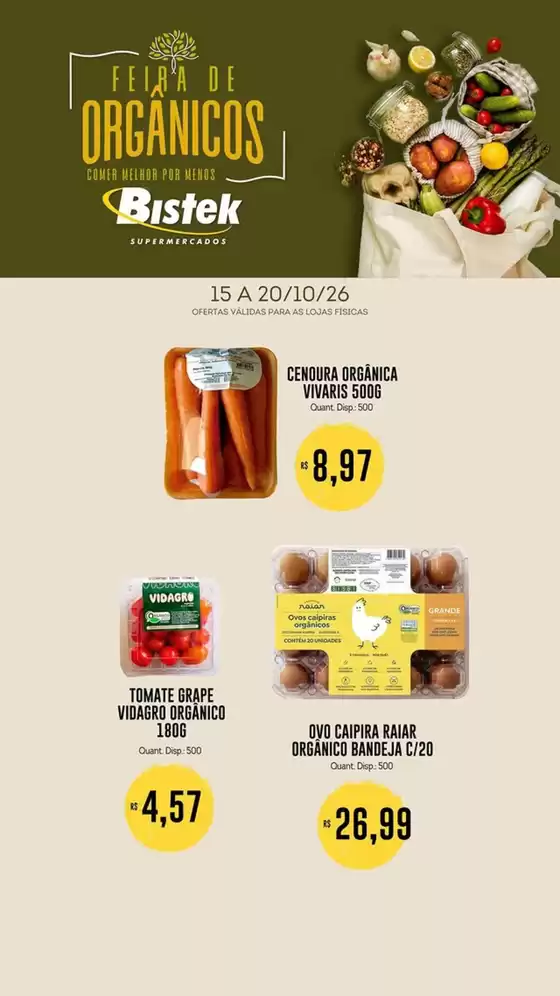 Catálogo Bistek Supermercados | QUINTA DAS CARNES - RS | 2026-10-15T00:00:00.000Z - 2026-10-15T00:00:00.000Z