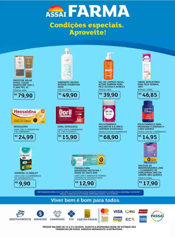 Catálogo Assaí Atacadista | Encarte Assaí Atacadista 50019 | 2026-10-15T00:00:00.000Z - 2026-10-21T00:00:00.000Z