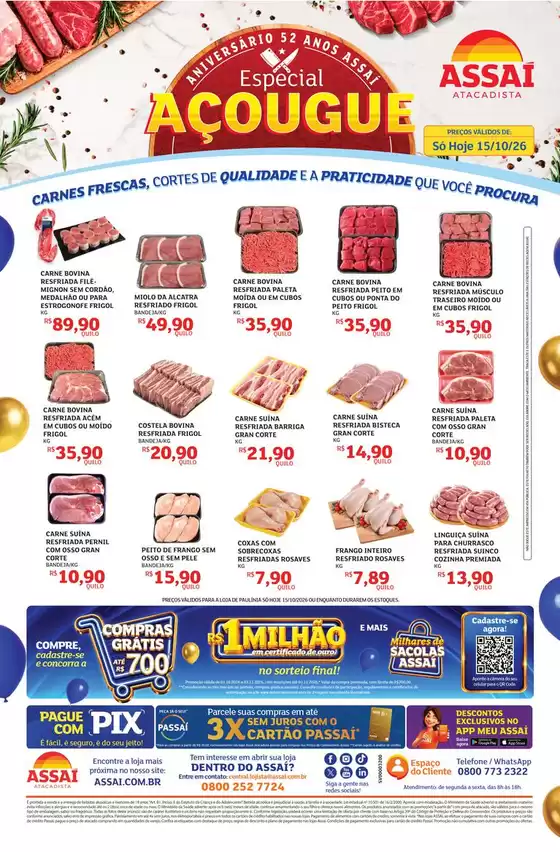 Catálogo Assaí Atacadista | Encarte Assaí Atacadista 173869-793 | 2026-10-15T00:00:00.000Z - 2026-10-15T00:00:00.000Z