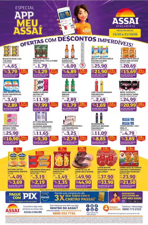 Catálogo Assaí Atacadista | Encarte Assaí Atacadista 173875-570 | 2026-10-15T00:00:00.000Z - 2026-10-21T00:00:00.000Z