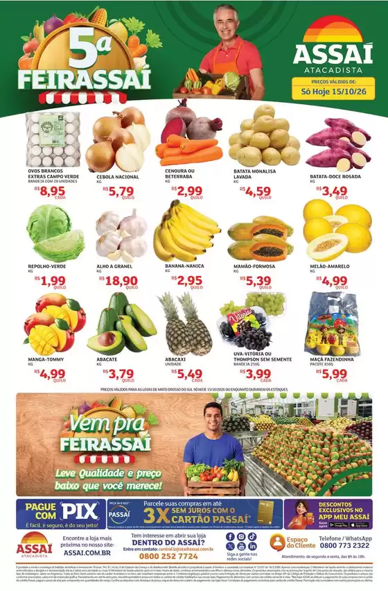 Catálogo Assaí Atacadista | Encarte Assaí Atacadista 173904-590 | 2026-10-15T00:00:00.000Z - 2026-10-15T00:00:00.000Z