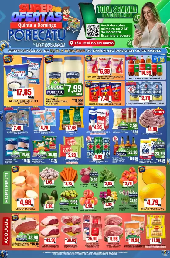 Catálogo Supermercado Porecatu | Ofertas exclusivas | 2026-10-15T00:00:00.000Z - 2026-10-18T00:00:00.000Z