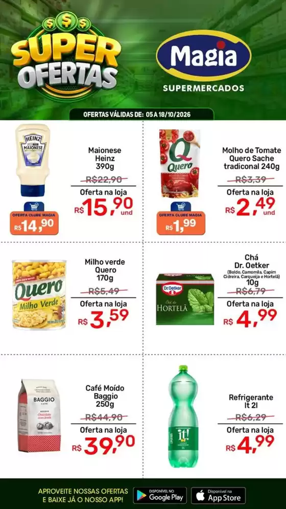 Catálogo Supermercados Magia | Super Ofertas | 2026-10-16T00:00:00.000Z - 2026-10-18T00:00:00.000Z