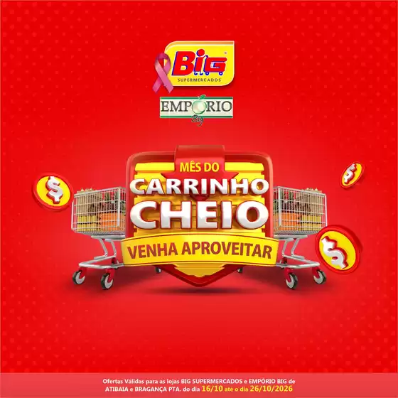 Catálogo Big Supermercados em Santos | MÊS DO CARRINHO CHEIO | 2026-10-16T00:00:00.000Z - 2026-10-26T00:00:00.000Z