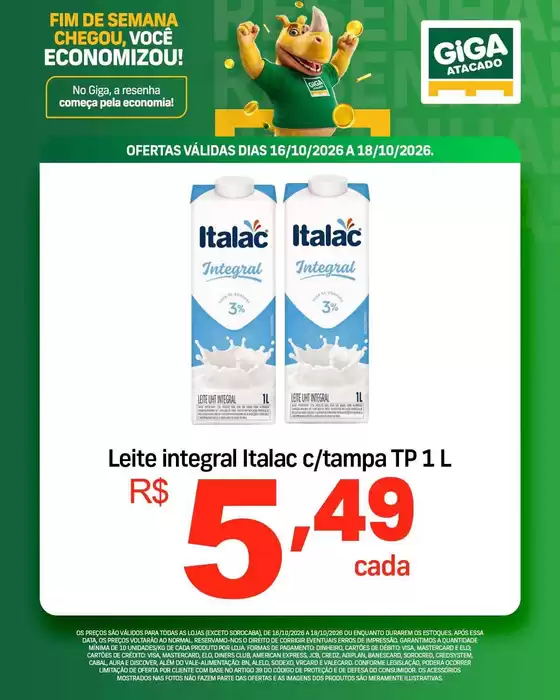 Catálogo Giga Atacado | Melhores ofertas para todos os caçadores de pechinchas | 2026-10-16T00:00:00.000Z - 2026-10-18T00:00:00.000Z