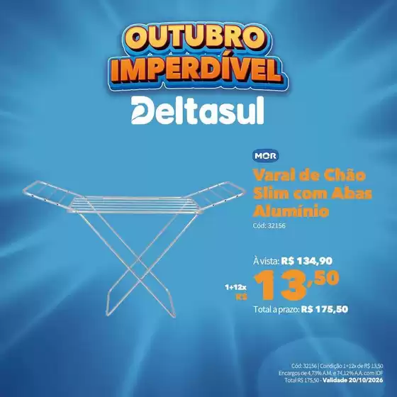 Catálogo Deltasul | Nossas melhores pechinchas | 2026-10-16T00:00:00.000Z - 2026-10-20T00:00:00.000Z