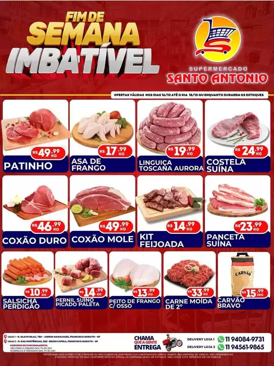Catálogo Supermercados Santo Antonio | Encarte Supermercados Santo Antonio | 2026-10-16T00:00:00.000Z - 2026-10-18T00:00:00.000Z