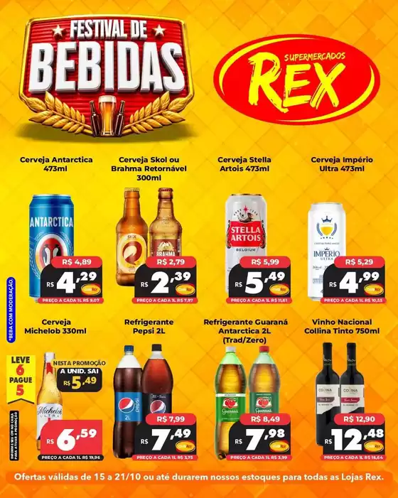Catálogo Supermercados Rex | Melhores ofertas e descontos | 2026-10-15T00:00:00.000Z - 2026-10-21T00:00:00.000Z