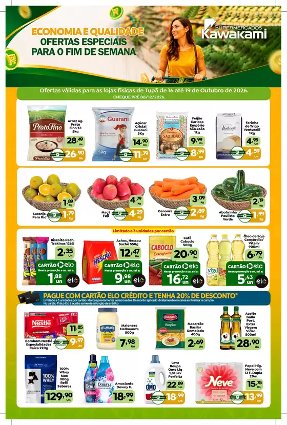 Catálogo Supermercados Kawakami | Ofertas - Tupã | 2026-10-16T00:00:00.000Z - 2026-10-19T00:00:00.000Z