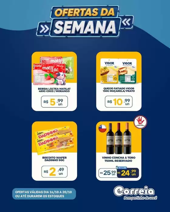 Catálogo Supermercados Correia | Ofertas e promoções atuais | 2026-10-16T00:00:00.000Z - 2026-10-20T00:00:00.000Z