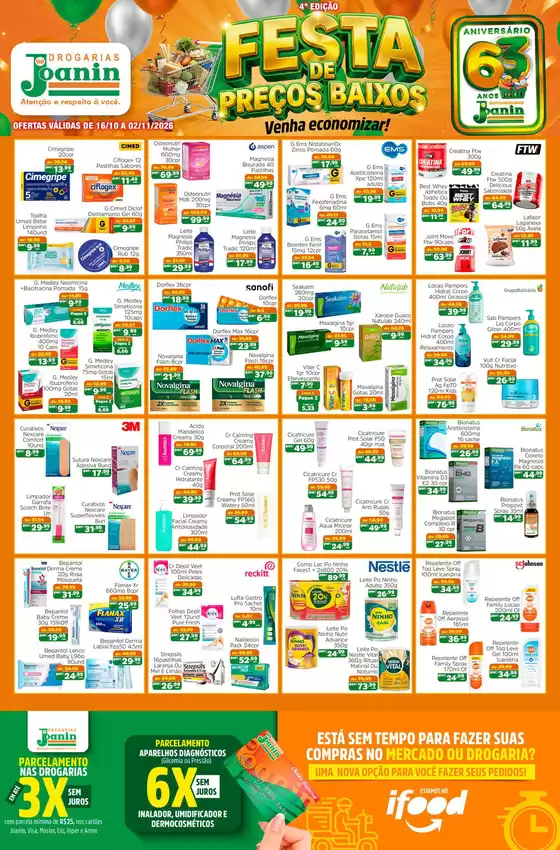 Catálogo Supermercados Joanin | Ofertas e promoções atuais | 2026-10-16T00:00:00.000Z - 2026-11-02T00:00:00.000Z