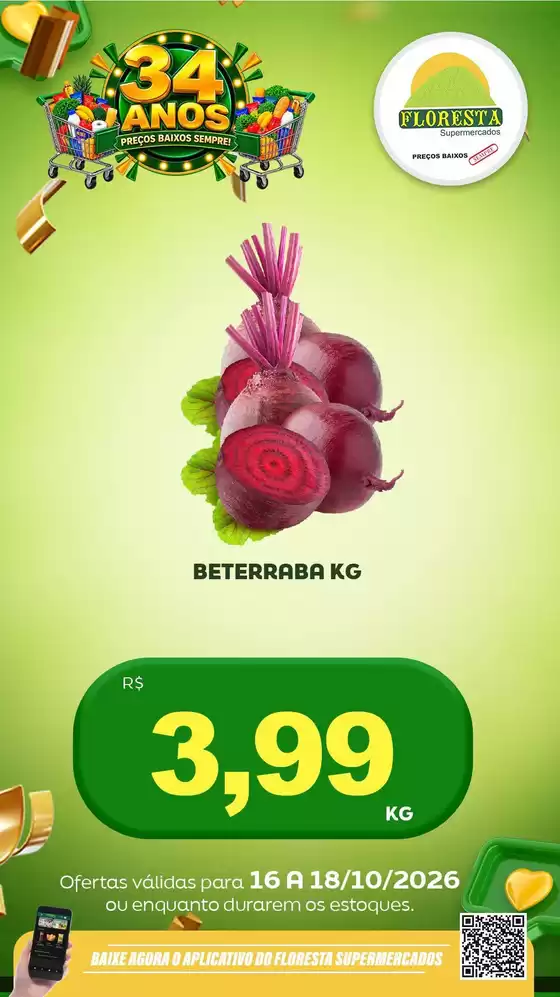 Catálogo Floresta Supermercados | Encarte Floresta Supermercados | 2026-10-16T00:00:00.000Z - 2026-10-18T00:00:00.000Z