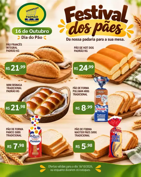 Catálogo Supermercado Padrão | Descontos e promoções | 2026-10-16T00:00:00.000Z - 2026-10-16T00:00:00.000Z