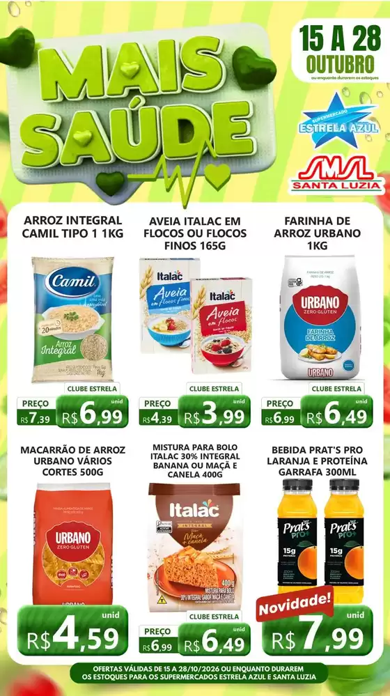 Catálogo Supermercado Estrela Azul | Pechinchas e ofertas atuais | 2026-10-15T00:00:00.000Z - 2026-10-28T00:00:00.000Z