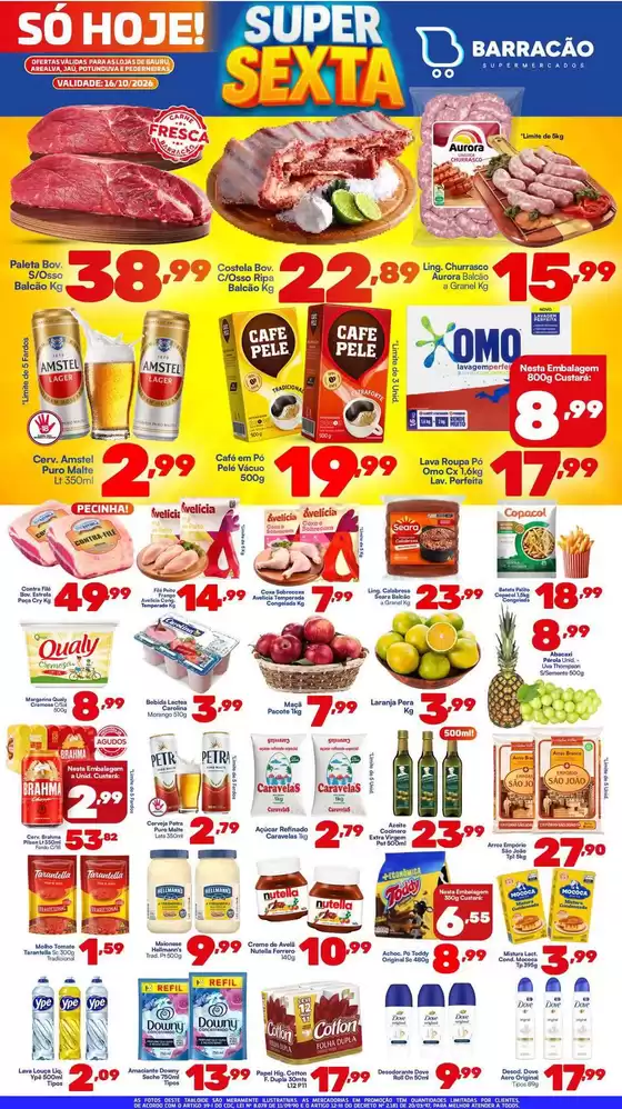 Catálogo Barracão Supermercado | Encarte Barracão Supermercado | 2026-10-16T00:00:00.000Z - 2026-10-16T00:00:00.000Z