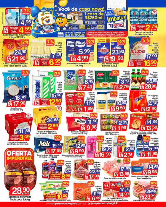 Catálogo Supermercados Gricki | Encarte Supermercados Gricki | 2026-10-16T00:00:00.000Z - 2026-10-18T00:00:00.000Z