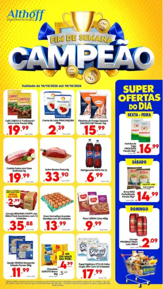 Catálogo Althoff Supermercados | Fim de Semana Campeão | 2026-10-16T00:00:00.000Z - 2026-10-18T00:00:00.000Z