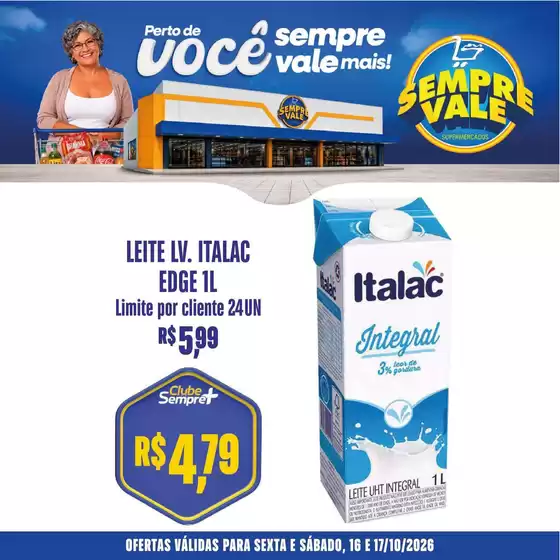 Catálogo Sempre Vale Supermercados | Melhores ofertas para todos os caçadores de pechinchas | 2026-10-16T00:00:00.000Z - 2026-10-17T00:00:00.000Z