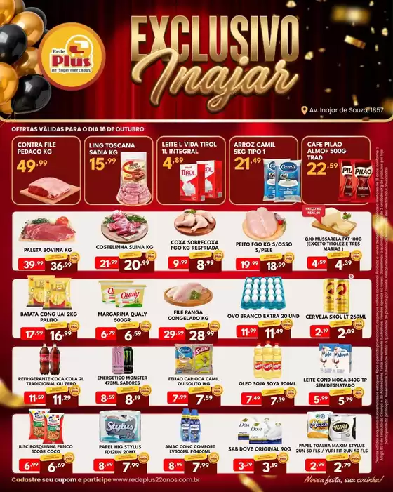 Catálogo Rede Plus Supermercados | Melhores ofertas e descontos | 2026-10-16T00:00:00.000Z - 2026-10-16T00:00:00.000Z