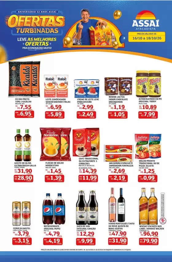 Catálogo Assaí Atacadista | Encarte Assaí Atacadista 173925-572 | 2026-10-16T00:00:00.000Z - 2026-10-18T00:00:00.000Z