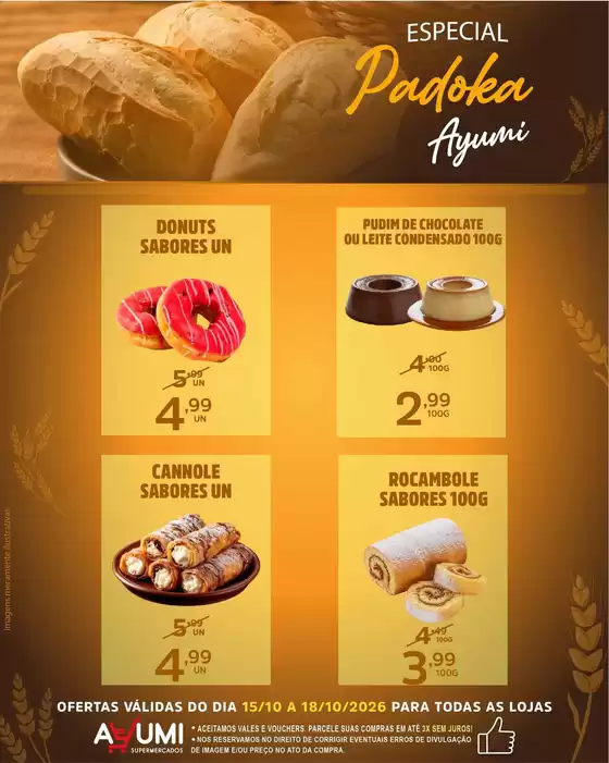 Catálogo Ayumi Supermercados | Ofertas e promoções atuais | 2026-10-15T00:00:00.000Z - 2026-10-18T00:00:00.000Z