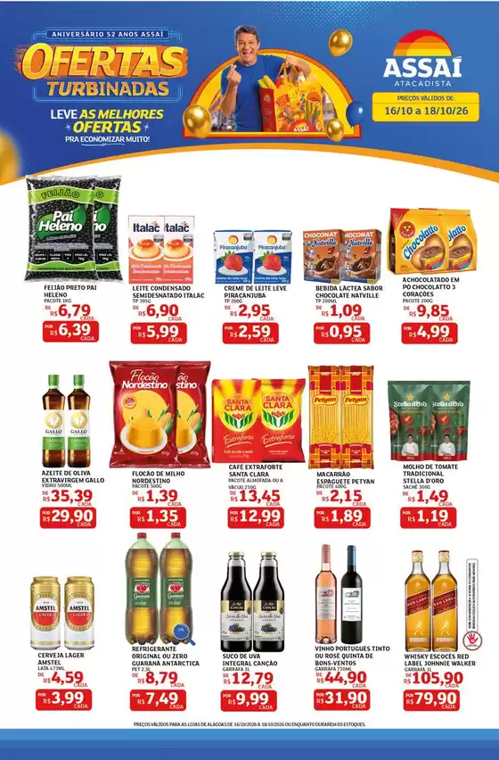 Catálogo Assaí Atacadista | Encarte Assaí Atacadista 173929-573 | 2026-10-16T00:00:00.000Z - 2026-10-18T00:00:00.000Z
