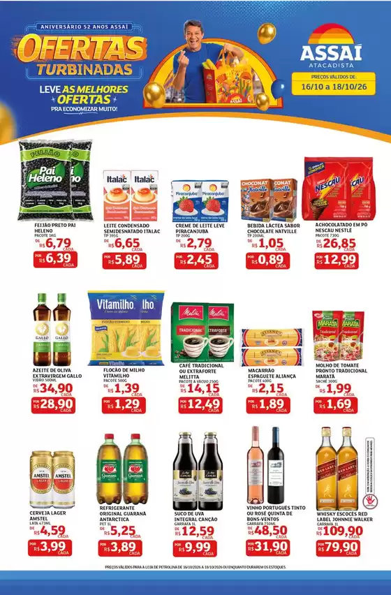 Catálogo Assaí Atacadista | Encarte Assaí Atacadista 173930-574 | 2026-10-16T00:00:00.000Z - 2026-10-18T00:00:00.000Z