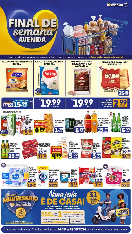 Catálogo Supermercados Avenida | Melhores ofertas para todos os clientes | 2026-10-16T00:00:00.000Z - 2026-10-18T00:00:00.000Z