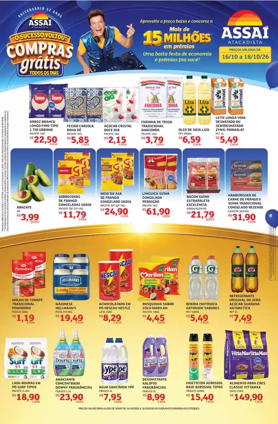 Catálogo Assaí Atacadista | Encarte Assaí Atacadista 174024-651 | 2026-10-16T00:00:00.000Z - 2026-10-18T00:00:00.000Z