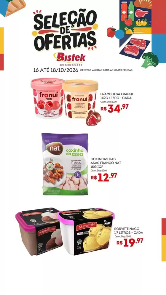 Catálogo Bistek Supermercados | SELEÇÃO DE OFERTAS BISTEK - SC | 2026-10-16T00:00:00.000Z - 2026-10-18T00:00:00.000Z