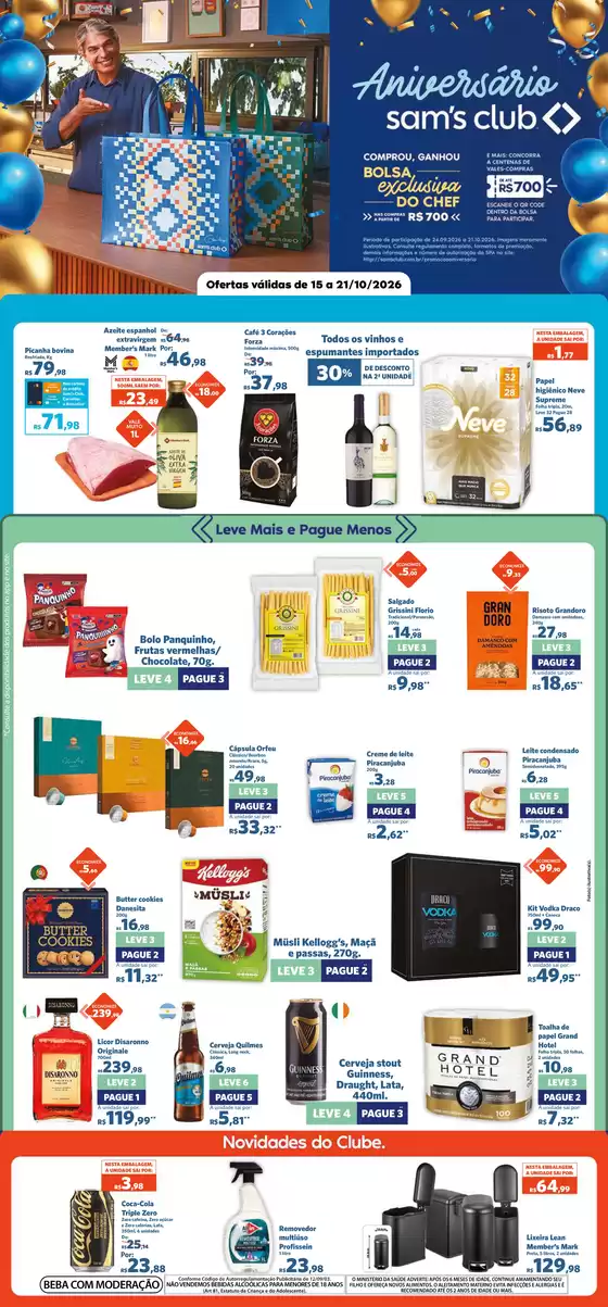 Catálogo Sam's Club | OFERTAS SEMANAL ANIVERSÁRIO RJ | 2026-10-16T00:00:00.000Z - 2026-10-21T00:00:00.000Z