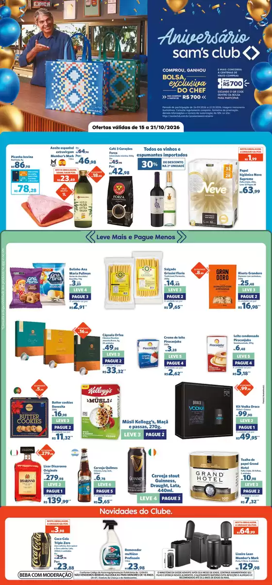 Catálogo Sam's Club | OFERTAS SEMANAL ANIVERSÁRIO ES | 2026-10-16T00:00:00.000Z - 2026-10-21T00:00:00.000Z