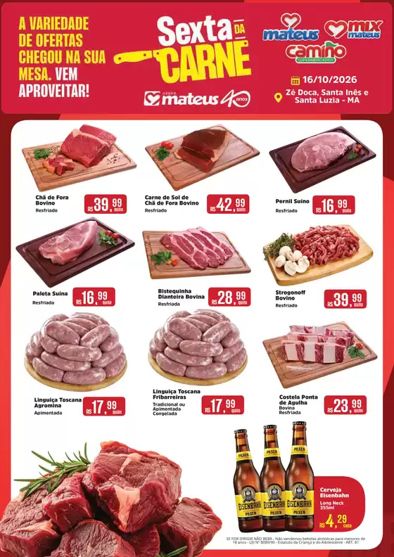 Catálogo Supermercados Mateus | Sexta da Carne | 2026-10-15T00:00:00.000Z - 2026-10-16T00:00:00.000Z