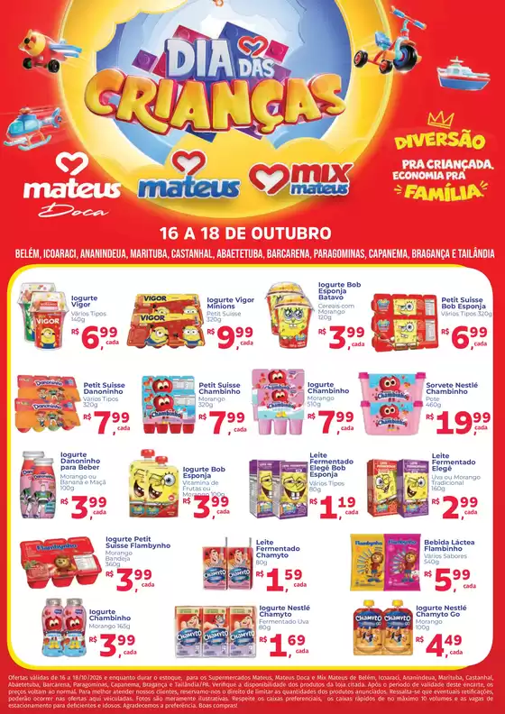 Catálogo Supermercados Mateus | Iogurte | 2026-10-15T00:00:00.000Z - 2026-10-18T00:00:00.000Z