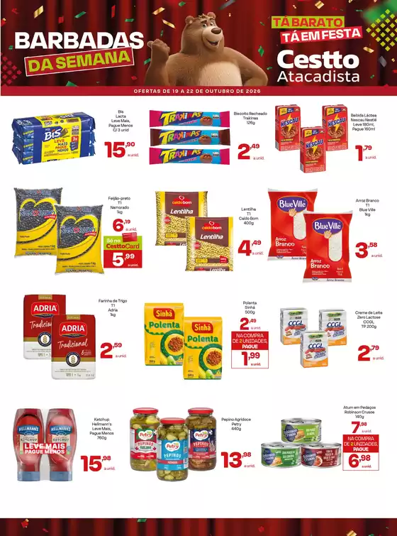 Catálogo Cestto Atacadista | Barbadas da semana | 2026-10-19T00:00:00.000Z - 2026-10-22T00:00:00.000Z