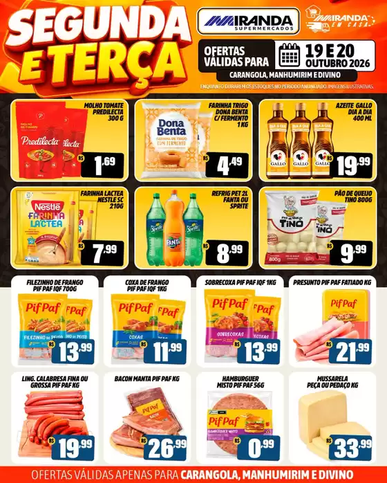 Catálogo Miranda Supermercados | SEGUNDA E TERÇA | 2026-10-19T00:00:00.000Z - 2026-10-20T00:00:00.000Z