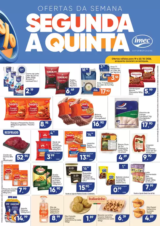 Catálogo Imec Supermercados | ALTA 17597 IMEC Ofertas da Semana 19 a 22102026 | 2026-10-19T00:00:00.000Z - 2026-10-22T00:00:00.000Z