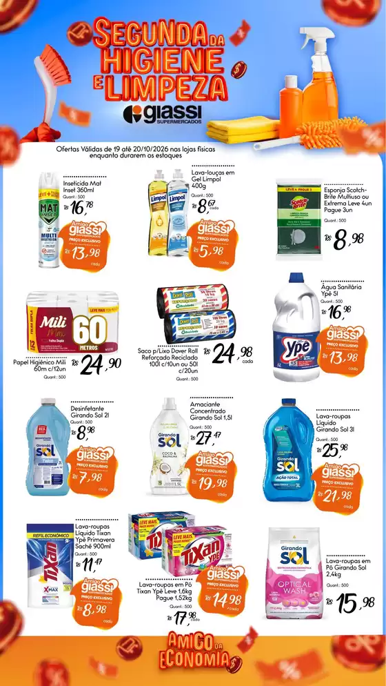 Catálogo Giassi Supermercados | Encarte Giassi Supermercados | 2026-10-19T00:00:00.000Z - 2026-10-20T00:00:00.000Z