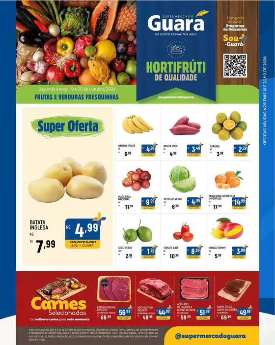 Catálogo Supermercado Guará | Ótima oferta para todos os clientes | 2026-10-19T00:00:00.000Z - 2026-10-20T00:00:00.000Z