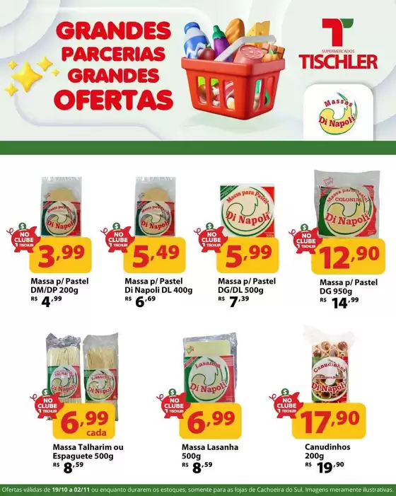 Catálogo Supermercados Tischler | Ofertas exclusivas e pechinchas | 2026-10-19T00:00:00.000Z - 2026-11-02T00:00:00.000Z