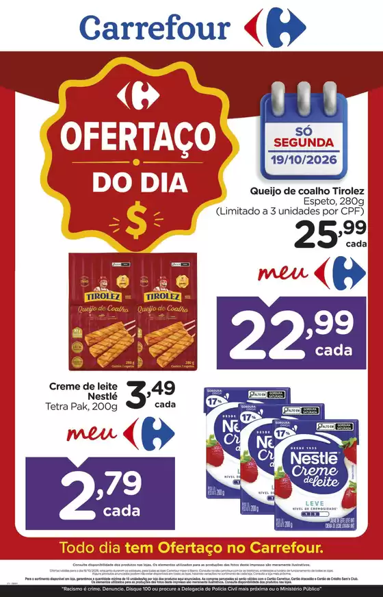 Catálogo Carrefour | OFERTA DO DIA | 2026-10-19T00:00:00.000Z - 2026-10-19T00:00:00.000Z