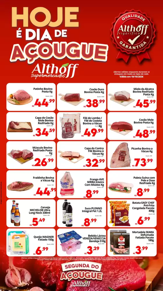 Catálogo Althoff Supermercados | Segunda Do Açougue | 2026-10-19T00:00:00.000Z - 2026-10-19T00:00:00.000Z