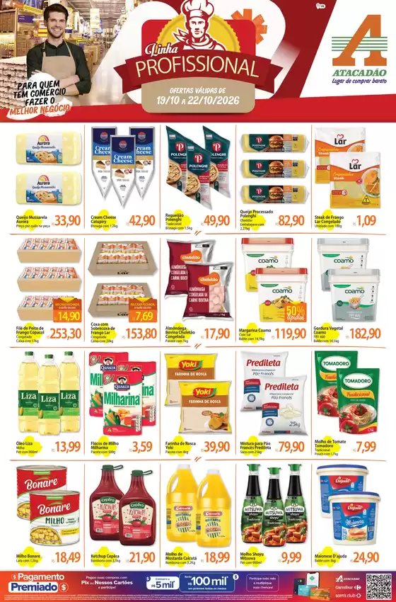 Catálogo Atacadão em Cascavel | Atacadão - Linha Profissional | 2026-10-19T00:00:00.000Z - 2026-10-22T00:00:00.000Z