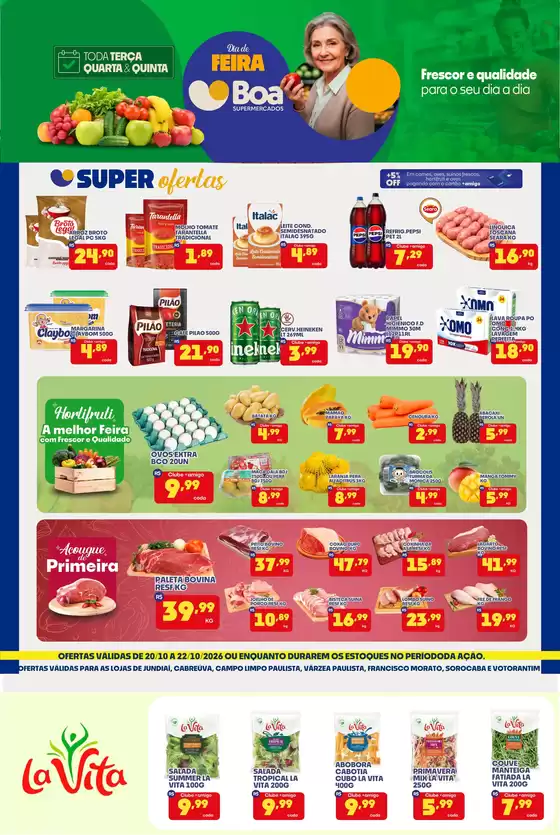Catálogo Boa Supermercados | Dia de FEIRA | 2026-10-20T00:00:00.000Z - 2026-10-22T00:00:00.000Z