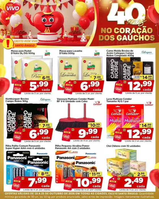 Catálogo Rede Vivo | Melhores ofertas para compradores econômicos | 2026-10-19T00:00:00.000Z - 2026-10-25T00:00:00.000Z
