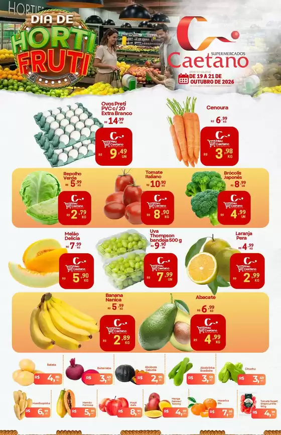 Catálogo Supermercados Caetano | Encarte Supermercados Caetano | 2026-10-19T00:00:00.000Z - 2026-10-21T00:00:00.000Z