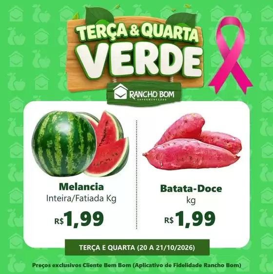 Catálogo Rancho Bom Supermercados | Encarte Rancho Bom Supermercados | 2026-10-20T00:00:00.000Z - 2026-10-21T00:00:00.000Z